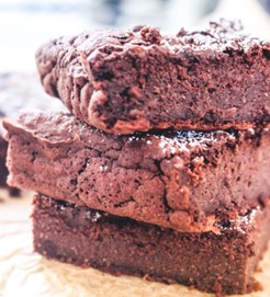 brownies de frijoles