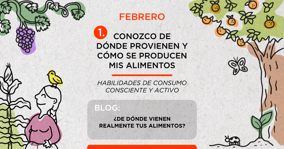 Conozco de donde provienen mis alimentos