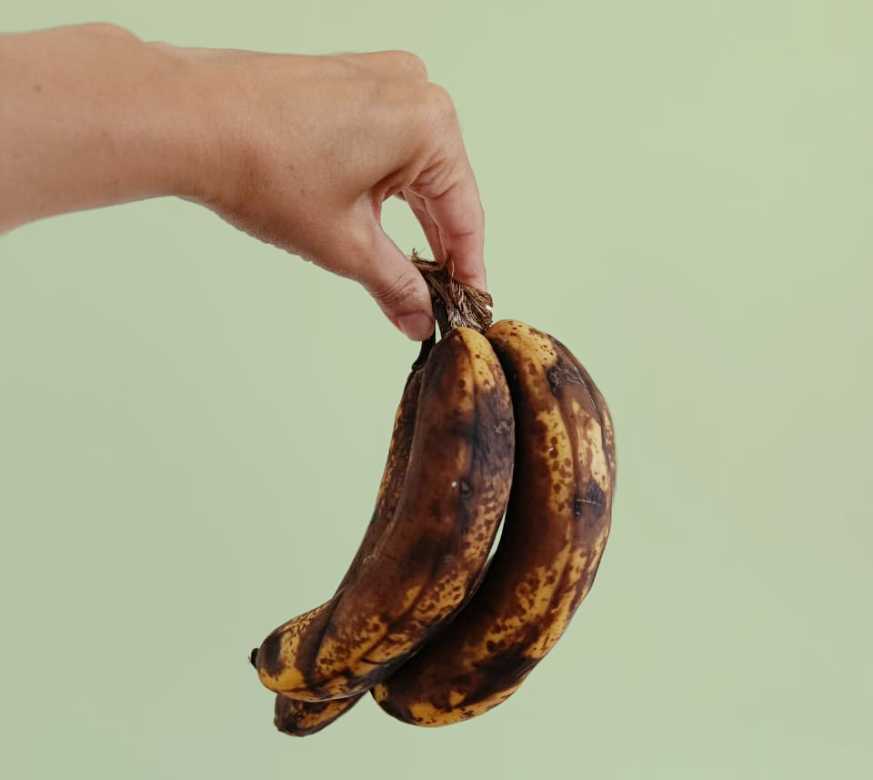 Plátanos muy maduros