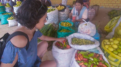 ir de compras al mercado